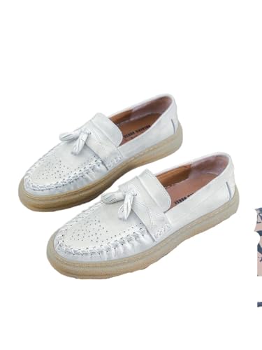 Mens Commuter Slip-Resistant Lightweight Breathable Easy to Walk Daily Non-Slip Soft Sole Casual Shoes Non-Slip Walking Loafers Shoes