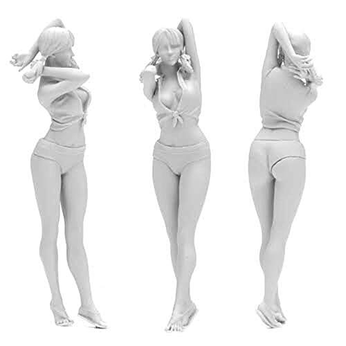 Figura de Resina Mujer Moderna 1/24 Sin Pintar miniatura 1