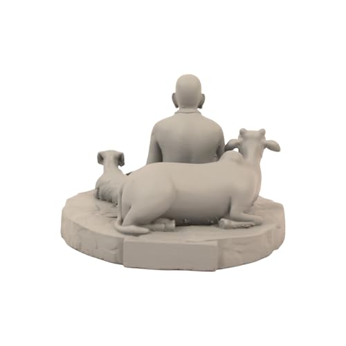 Image of KariGhar Swami Samarth Idol Perfect for Car Dashboard and House Warming Size 3 inch