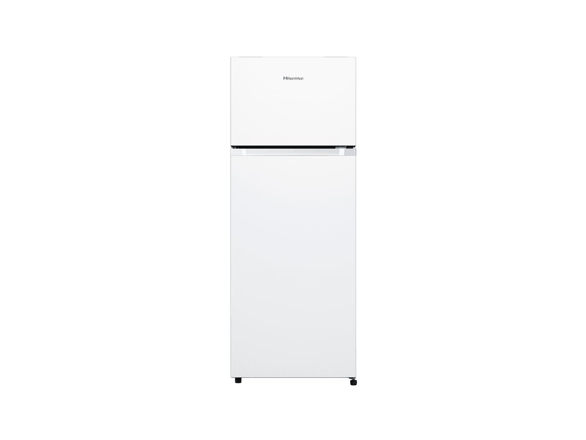 Hisense RT267D4AWE - Frigorifero A Due Porte, Calss E, Capacità 206 L, Altezza 143 Cm, Cassetto Frutta E Verdure, Illuminazione Led, Porte Reversibili, Silenzioso 40 Dba, Colore Bianco-image