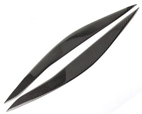 Sourcils de phare pour BMW F10 Série 5 2010-2016 en noir brillant