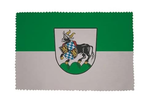U24 Brillenputztuch Auerbach in der Oberpfalz Fahne Flagge Glasreinigungstuch Microfasertuch