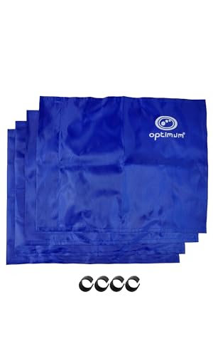 Optimales Training Eckfahnen (4 Stück) – Rot, Unisex, Training, blau
