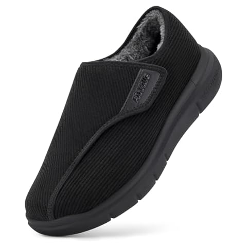 FitVille Extra Wide Diabetic Winter Slippers Cover