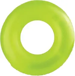 Boia Neon Inflável Colorida para Piscina - Flutuador Divertido e Seguro para Adultos e Crianças - Ideal para Verão e Lazer Aquático