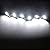 Calightskit 12 Pods White led Rock Lights Waterproof IP 68 for Car SUV Underglow Lights Neon Trail Rig Lamp Lighting for Truck Motorcycle ATV UTV (White)