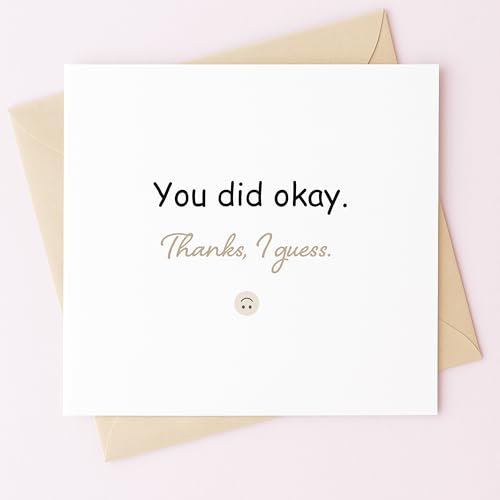 MissDaisy-t@j[TL[J[huYou Did Okay Thanks I Guessv - Ń[XȃO[eBOJ[h | v~A 300gsm J[hXgbN 5.7×5.7C` ` | t | FB  