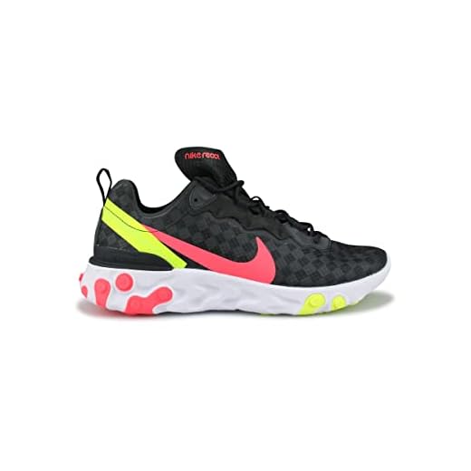 Nike herr react Element 55 träningssko, färgglada, - Svart Flash Crimson Hyper Crimson V - 40.5 EU