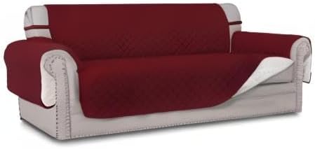 Miniatura 8 de Easy-Going - Funda reversible resistente al agua, con varillas de espuma, correas elásticas, protector de muebles para perros (sofá extragrande,