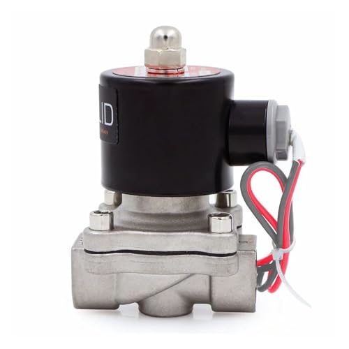 Électrovanne inox 1/2" normalement fermée de haute qualité pour installations durables