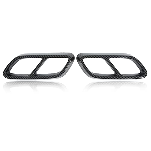 Tubo de escape Clase C W206 moldura contra desgaste de cubiertas ABS carbono 6