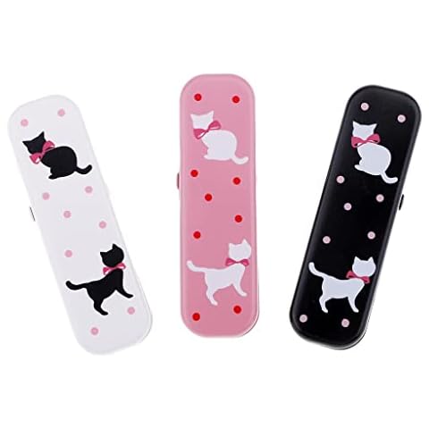 Tachiuwa 3pcs/Set Japanese Women Traditional Kimono Kitsuke Hold Clips Kimono Accessories, Cats Cover