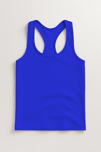 Image of Kurve Premium Girls Seamless Supersoft Wide Strap Comfortable Racerback Tank (Made with Love in The USA)