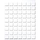 Rayher 3D-Klebeplättchen, 11 x 12 x 2 mm, weiß, Platte à 63 Klebepads, quadratisch, beidseitig klebend, Schaumstoffpads, 3387300