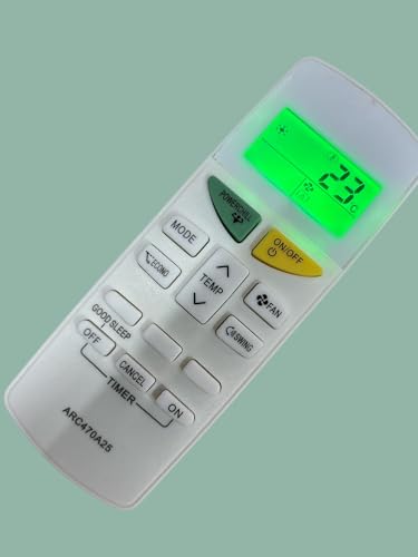 Image of Air Conditioner Remote Compatible with /Replacement for Dalkin Ac Remote | Model -ARC470A25 | Match with Your Existing Remote Before Placing The Order | Exactly Same Will Only Work