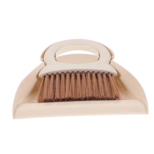 Beavorty 1 Set Office Desktop Cleaning Kit Portable Mini Broom Practical Cleaning Broom Mini Cleaning Broom Multi-Function Small Broom Pet Cleaning Brush Broom for Table Clean Dust Pan