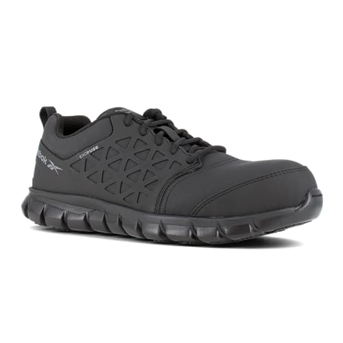Reebok Work Men's Sublite Cushion Work - Eh - Comp Toe Black - 9 Medium