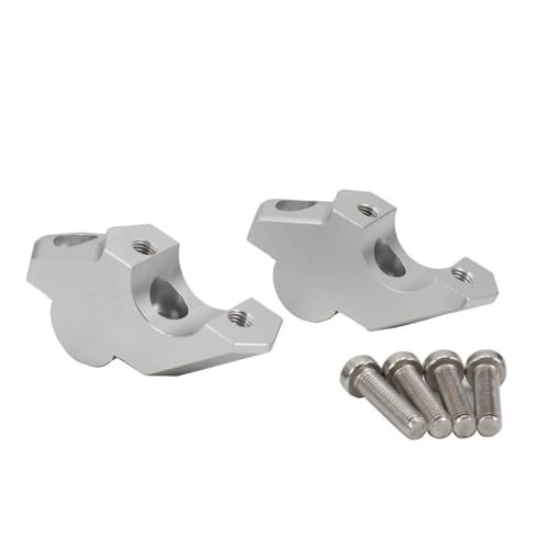 Elevadores de manillar para motocicleta con adaptador de desplazamiento y extensión ergonómica