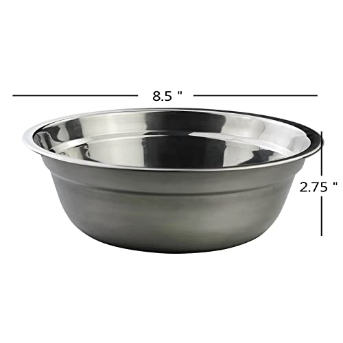 Set de 4 Tazones de Acero Inoxidable Morcte 2 Quart miniatura 2
