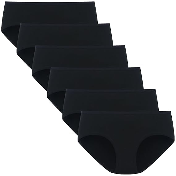 Womens Underwear Cotton Hipster Panties 6 Pack-image-18