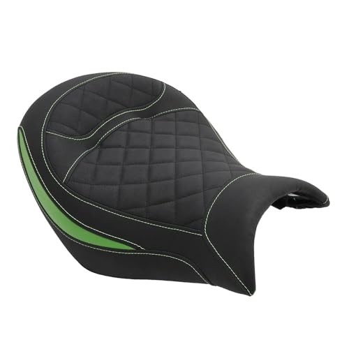 Asiento pasajero trasero y conductor verde para moto V N650 modelos 2015 a 2023 4