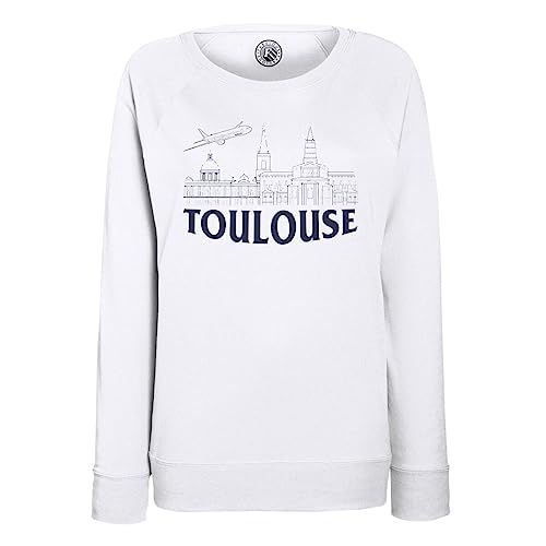 Sweat Toulouse femme coupe confortable pour afficher votre fierté française
