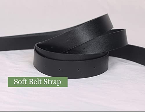 Block Garden Women Big Buckle Corset Belt Double Strap Tie Knot Pu Leather Belts, 01 Black #TOP5