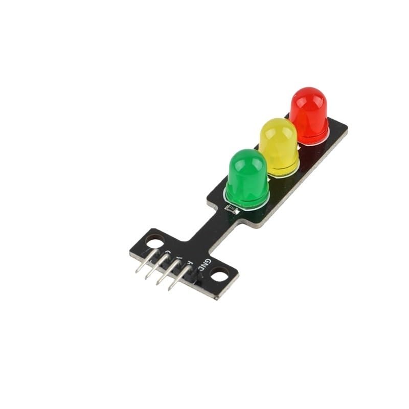 Módulo LED de semáforo para Arduino - Placa indicadora de señal roja amarilla verde de 5 V para proyectos STEM y prototipos electrónicos