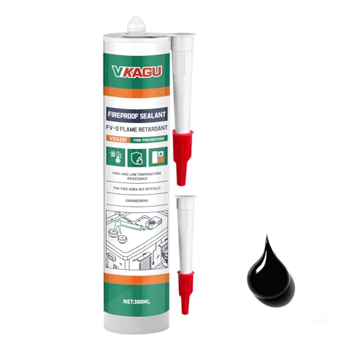 VGS201 High Temperature Sealant Caulk (White 10.15 Fl Oz)