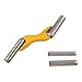 Brick Jointer Set: Masonry Pointing Tool with Ergonomic Trowel Kit, Steel Brick For Edger for Concrete Seam Finisher and Wall Trimmer, 4 Sizes(Yellow)