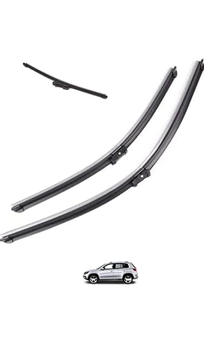 Image of AWB Wiper Blades Front & Rear Exact Fit Design Compatible with Yeti (Pack of 3)