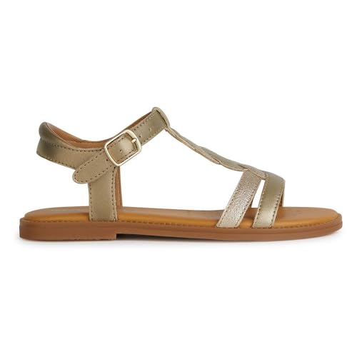 Geox J Sandal Karly Girl, Platine, 33 EU