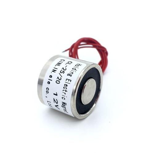 Électro-aimant 12V L-P25/20 ventouse magnétique de levage 50N - 3