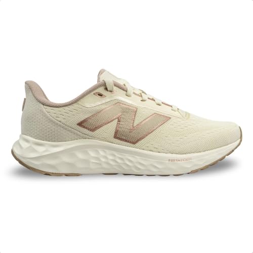 Tenis New Balance Fresh Foam Arishiv4 Feminino, Branco Off/Cobre, 35