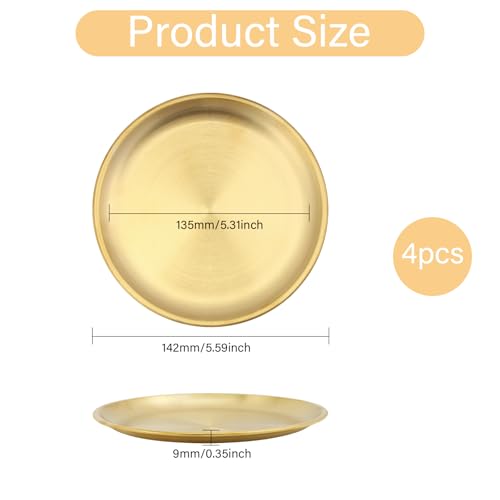 Bougeoir rond plat de 14cm GLOBLELAND pour protéger la table basse - 3