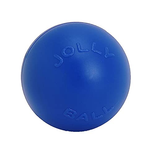 Jolly Pets Push n Play Ball Dog Toy 45 InchesSmall Blue 345 BL