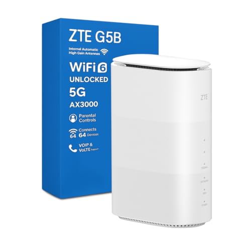 Routeur domestique 5G ZTE G5B AX3000 WiFi6 pour toute la famille