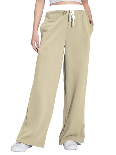 Image of Selvia Women's High Rise Solid Lycra Full Elastic Regular Fit Straight Trouser