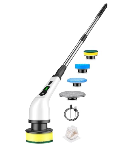 Electric Spin Scrubber, PX7 Waterproof for Floor Tub Tile Car,