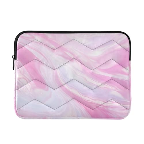 Funda para portátil de 13-14 pulgadas con diseño mármol rosa