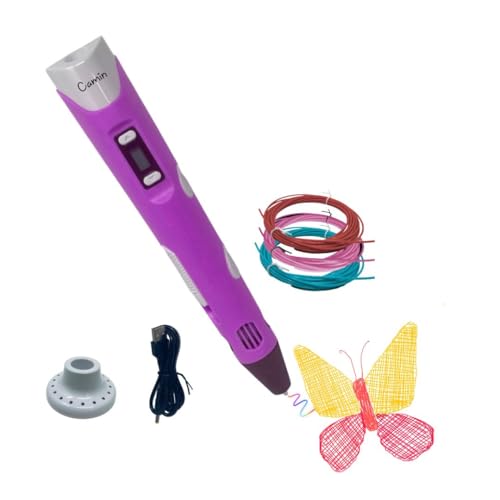 Image of Camin 3D Pen, 3D Printing Pen for Kids, USB Powered 3D Pen for Kids (Pink, 3 PLA)