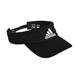 adidas Men's Ultimate Visor, Black/White, ONE SIZE