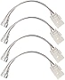 NuIth 72-6514 Car Speaker Wiring Harness Connector Adapter Compatible with Dodge Ram 2000-2020, Chrysler 2004-2017 Aftermarket Front Rear Door Speaker Wire Cable Plug 4 PCS