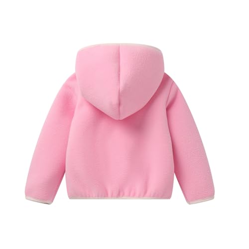 Image of Mud Kingdom Boys Girls Polar Fleece Jacket with Hood Winter Thick Warm Outerwear Funny Cartoon