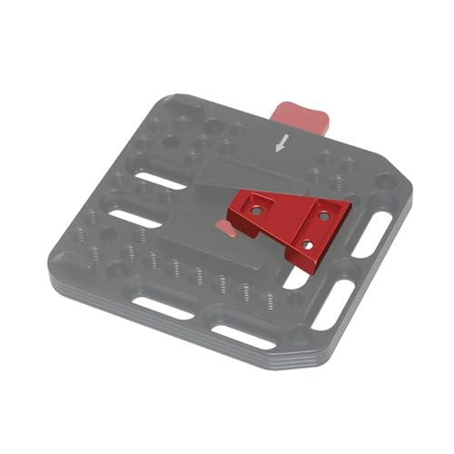 Image of Metal V Mount Battery Plate High Strength Alloy for DSLR Video Camera Secure Connection in Various Photography Equipment