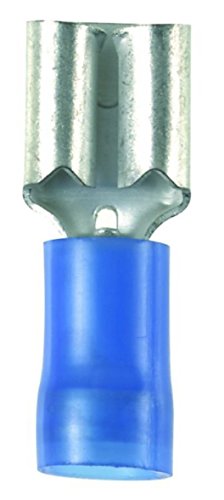 Panduit DNF14-110-M Female Disconnect, Nylon Barrel Insulated, Funnel Entry, 16 - 14 AWG, .110 by .032-Inch Tab (1,000-Pack)