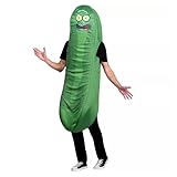 Palamon Rick and Morty Foam Pickle Rick Costume Adult One Size Green