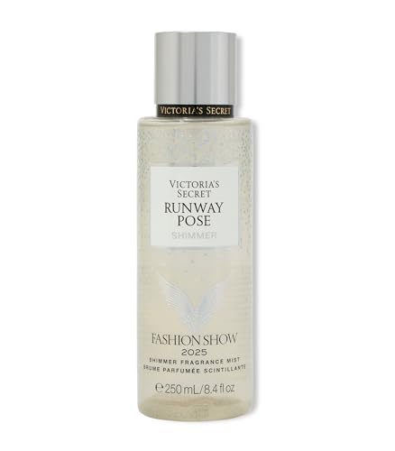 Victoria's Secret Fashion Show Runway Pose Shimmer Fragrance Mist, Body Spray for Women (8.4 oz)