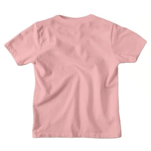 Image of PrintEasy� Kids Plain Cotton Round Neck Short Sleeves Unisex Yellow T-Shirt for Boys & Girls
