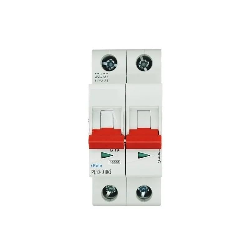 Disyuntor PL10-D10/2 10kA automático magnetotérmico bipolar de corte industrial
